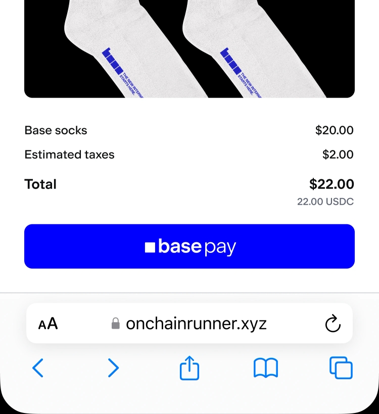 Base Pay checkout